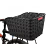 Coș pentru bicicletă, rattan spate csomagsuports coș pentru bicicletă cu element reflectorizant