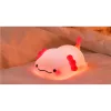 Copil de noapte silicon lampă , axolotl , 2W , 6000K , alb rece , 30lm , 1200mAh 5V/1A , dimmabil