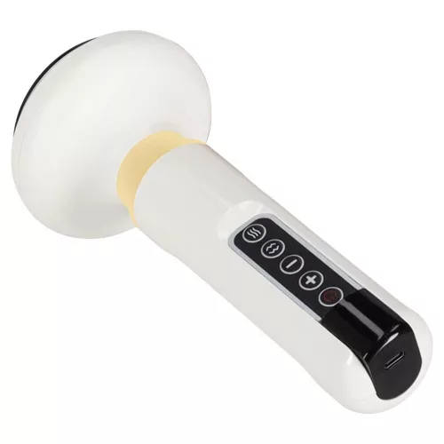 USB-s electric manual articol masaj, 12 fokozat, alb