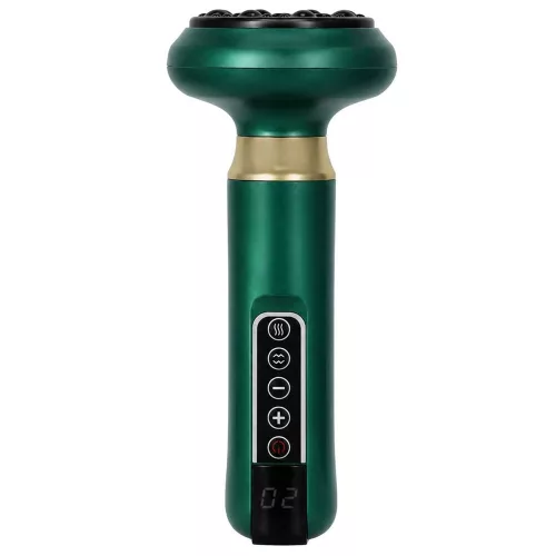 USB-s electric manual articol masaj, 12 fokozat, verde