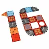 3D magnetic joc de construcție, stație de pompieri, 48 baterie