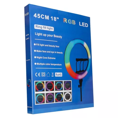 RGB LED szelfi lampă
