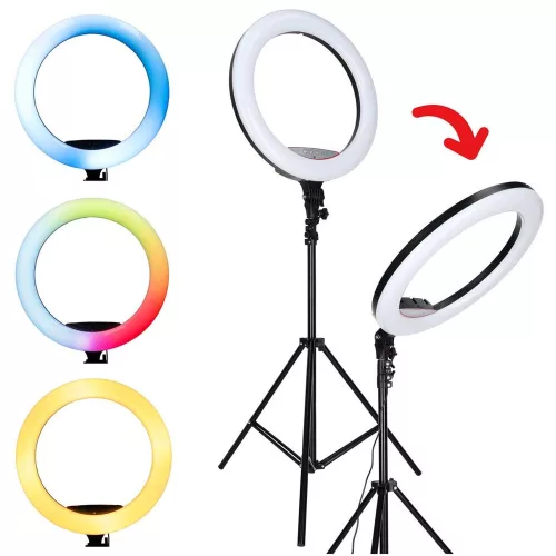 RGB LED szelfi lampă
