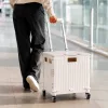 LUARO pliabil articol cărucior de tranSport 4 cu roți și cu capac, alb