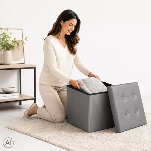 pliabil accesoriu articol articol, deschizabil, 38x38x36 cm, gri