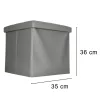 pliabil accesoriu articol articol, deschizabil, 38x38x36 cm, gri