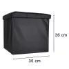 pliabil accesoriu articol articol, deschizabil, 38x38x36 cm, negru