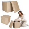pliabil accesoriu articol articol, deschizabil, 38x38x36 cm, bej