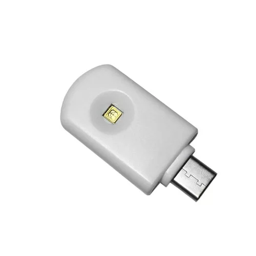 LED uv fertőtlenítő okostelefon adapter, 0,4W, fehér, Optonica, 769
