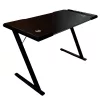 Gamer íróasztal RGB LED-világítással és számítógépes tartókkal, 120×60 cm