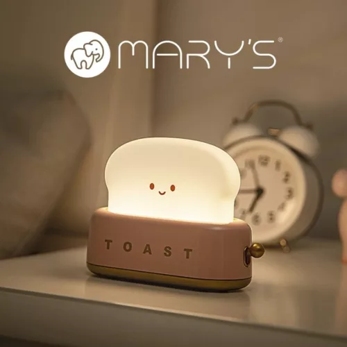 MARY'S LED éjjeli lámpa pirítós rózsaszín