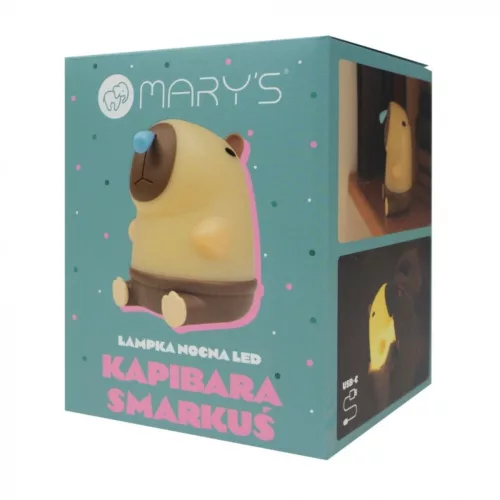 MARY'S LED éjjeli lámpa kapibara Smarkuś