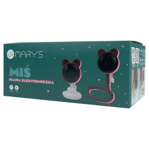 MARY'S elektronikus babafigyelő kamera Teddy bear barna WiFi TUYA