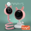 MARY'S elektronikus babafigyelő kamera nyuszi rózsaszín WiFI TUYA