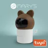 MARY'S Rotatable elektronikus babafigyelő Teddy bear barna WiFi TUYA