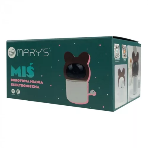 MARY'S Rotatable elektronikus babafigyelő Teddy bear barna WiFi TUYA