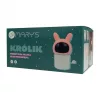 MARY'S Rotatable elektronikus babafigyelő nyuszi rózsaszín WiFi TUYA