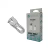 MARY’S USB-A / USB-C kábel, fehér, 1 m