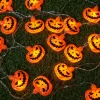 Modee Halloween LED Füzér dekor Elemes H001 (10LED/165cm/15cm), 3000K, meleg fehér, IP20