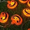 Modee Halloween LED Füzér dekor Elemes H001 (10LED/165cm/15cm), 3000K, meleg fehér, IP20