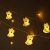 Modee Halloween LED Füzér dekor Elemes H002 (10LED/165cm/15cm), 3000K, meleg fehér, IP20
