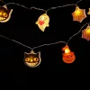 Modee Halloween LED Füzér dekor Elemes H003 (10LED/165cm/15cm), 3000K, meleg fehér, IP20