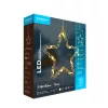 Modee Karácsonyi LED dekoráció Ablakra Elemes C4012 (13LED H163x156mm), 3000K, meleg fehér, IP20