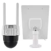 GoSmart Kültéri akkumulátoros kamera IP-1200 WASP wifivel és napelemmel, fehér, IP44, EMOS, H4067