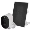 GoSmart Kültéri akkumulátoros kamera IP-1150 SNAP wifivel és napelemmel, fehér, IP44, EMOS, H4073