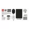 GoSmart Kültéri akkumulátoros kamera IP-1150 SNAP wifivel és napelemmel, fehér, IP44, EMOS, H4073