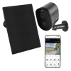 GoSmart Kültéri akkumulátoros kamera IP-1150G SNAP wifivel és napelemmel, antracit, IP44, EMOS, H4173