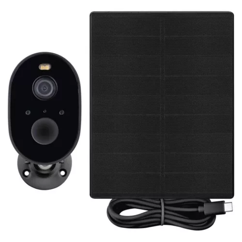 GoSmart Kültéri akkumulátoros kamera IP-1150G SNAP wifivel és napelemmel, antracit, IP44, EMOS, H4173