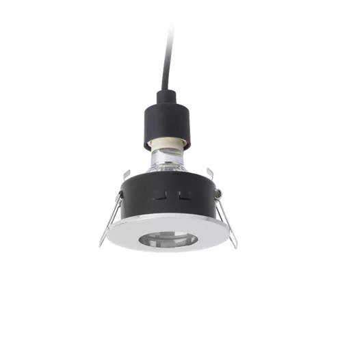 RENDL R12746 EQUA Süllyesztett Kör Alakú Lámpa Gu10 Izzóhoz Króm Színben Ip54 Védettséggel, IP54, 35 W, 230V