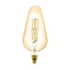 LED lámpa , égő , izzószálas hatás , filament , D165 , E27 , 8W , dimmelhető , meleg fehér , borostyán , EGLO , 11838