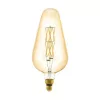 LED lámpa , égő , izzószálas hatás , filament , D165 , E27 , 8W , dimmelhető , meleg fehér , borostyán , EGLO , 11838