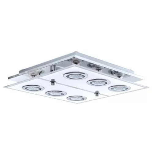 EGLO , 30932 , CABO , mennyezeti lámpa , GU10 , 6X2,8W , IP20 , fehér, átlátszó