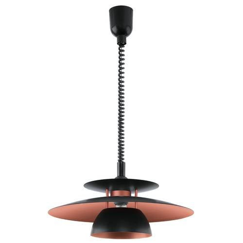 EGLO , 31666 , BRENDA , függeszték , E27 , 1X60W , IP20 , fekete, vörösréz