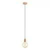 LED lámpa függeszték , mennyezeti , E27 , acél , csiszolt vörösréz , EGLO , YORTH , 32539