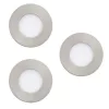 LED panel , 3W , süllyesztett , kerek , RGBW, dimmelhető , matt nikkel , 3db-os szett , EGLO , FUEVA-C , 32882