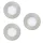 LED panel , 3W , süllyesztett , kerek , RGBW, dimmelhető , matt nikkel , 3db-os szett , EGLO , FUEVA-C , 32882