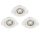 EGLO , 32896 , SARTIANO , süllyesztett lámpa , 3000 K , LED , 3X4,6W , IP20