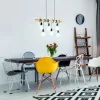 LED lámpa függeszték , mennyezeti , 3 x E27 , acél , fa , fehér , EGLO , TOWNSHEND , 33166