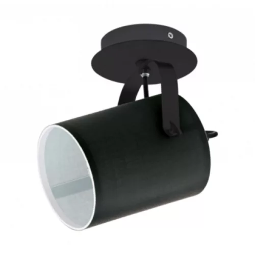 LED lámpatest , spot , E27 foglalat , billenthető , fekete , EGLO , VILLABATE , 33645