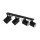 LED lámpatest , spot , 4 x E27 foglalat , billenthető , fekete , EGLO , VILLABATE , 33648