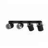 LED lámpatest , spot , 4 x E27 foglalat , billenthető , fekete , EGLO , VILLABATE , 33648