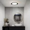 LED corp de iluminat, de tavan, 11 Watt, alb cald, negru, IP44, EGLO, CARPI, 33682