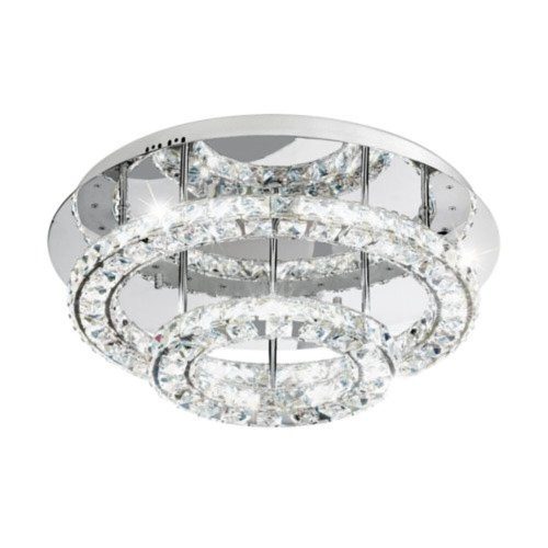EGLO , 39003 , TONERIA , mennyezeti lámpa , 4000 K , LED , 30,5W , IP20 , átlátszó