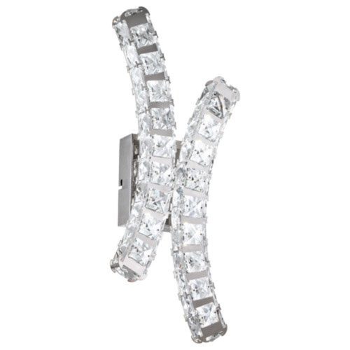 EGLO , 39004 , TONERIA , fali lámpa , 4000 K , LED , 12W , IP20 , átlátszó