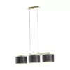 EGLO, 39225, DOLORITA, lampă suspendată, E27, 3X60W, IP20, negru, auriu