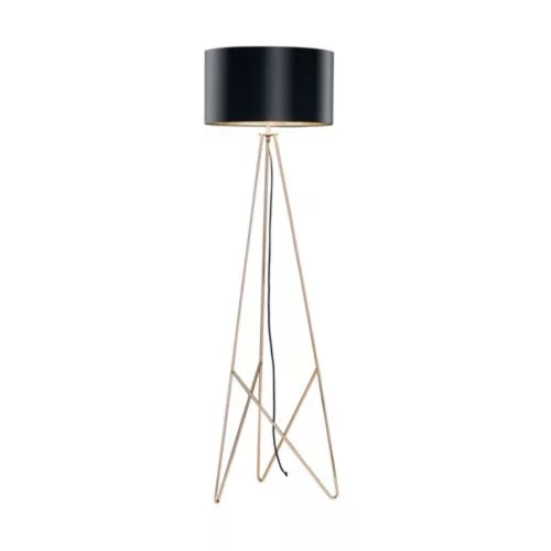 EGLO, 39229, CAMPORALE, lampadar, E27, 1X60W, IP20, negru, cupru roșu